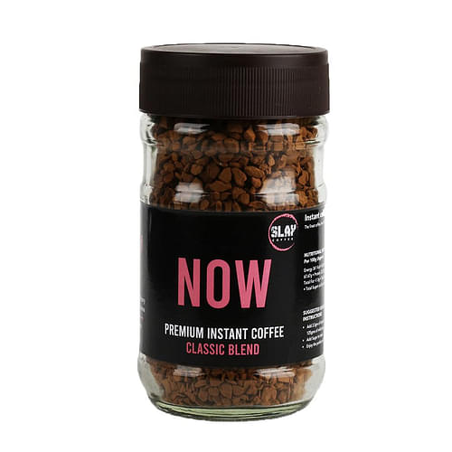 SLAY Now Premium Instant Coffee - Pure Coffee No Chicory | Freeze Dried Coffee Granules| No Equipment Needed | 50gms Jar | Pack of 1 | Classic Blend image